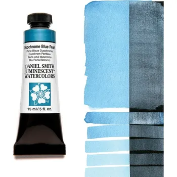 Výtvarná barva Akvarelová barva Daniel Smith Luminescent, 15ml - modrá Barva: 39 - Duochrome Blue Pearl