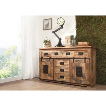 Komoda IRON Komoda 90x150 cm, mango, přírodní