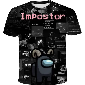 Dámské tričko Tričko Among Us 3D ERROR Velikost: 140