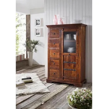 Komoda CAMBRIDGE Příborník 147x95 cm, akácie