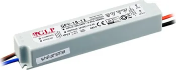 Napájecí zdroj pro osvětlení GLP GPV-18-12 IP67 18W 12V
