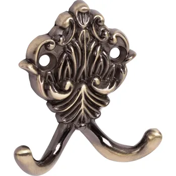 Věšák Walteco Věšák Halen II, antik mosaz