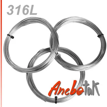 Hobby drát Drát z nerezové oceli 316L měkký, 0,4 mm, svitek 10 m