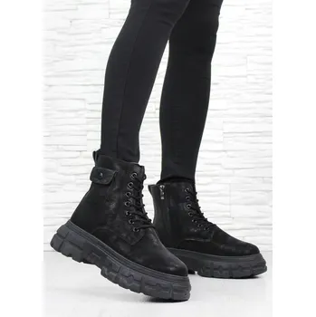 Dámská zimní obuv Cathay moda Dámské trapery 7092-1B Velikost: 36