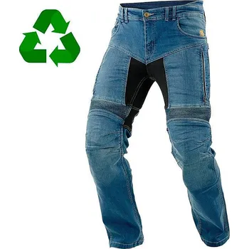 Moto kalhoty Kevlarové džíny na moto Trilobite Parado Recycled blue SLIM (prodloužené) vel. 32