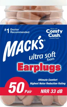Špunt do uší Mack's Ultra Soft špunty do uší 50 párů