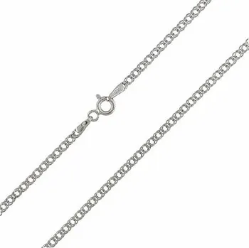 Řetízek Stříbrný řetízek dvojpancr délka řetízku 42cm