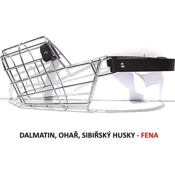 Náhubek pro psa Mr. Rozchov Náhubek kovový - Dalmatin, Ohař, Sibiřský husky - fena