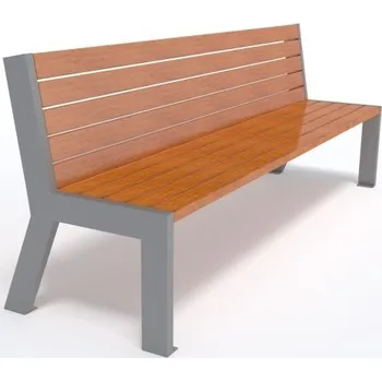 Zahradní lavice HTI Lavička Luco KA-K1139 Délka latí: 1500 mm, Typ ukotvení: dlouhé (k zabetonování), Barva konstrukce: modrá