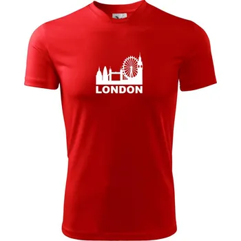 Pánské oblečení London Silueta - Pánské triko Fantasy sportovní (dresovina) - 2XL ( Červená )