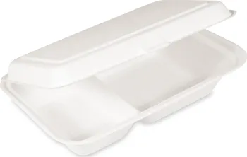 Jednorázové nádobí WIMEX Menu box 2dílný bílý 250 x 162 x 63 mm 50 ks