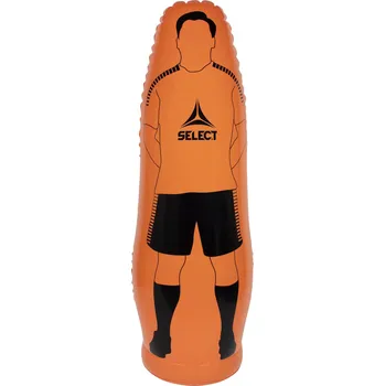 Fotbalová tréninková pomůcka Tréninková figurína Select Inflatable Kick Figure oranžová Velikost: 175 cm