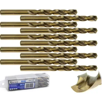 Příslušenství k nářadí Kobaltový vrták do kovu HSS-Co, DIN 338, 10mm, 10ks GEKO G37100
