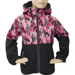 Fantom softshellová bunda černo-růžový maskáč Velikost: 92