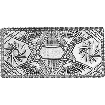 Orion Servírovací tác 34,5 x 16 cm krystal