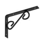 Konzole dekorativní jednoduchá černá 150 x 100 mm, WOP150 C