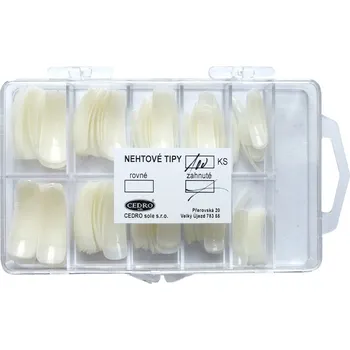 Cedro Box tipů 100ks Zahnuté