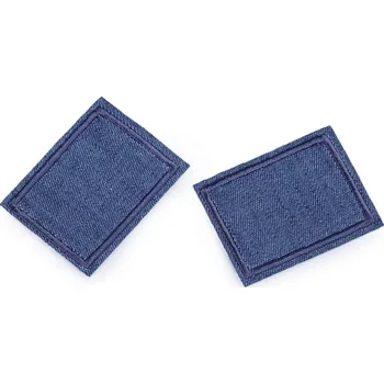 Nažehlovačka malá modrá jeans 3x4Cm (Nažehlovačka malá modrá jeans 3x4Cm)