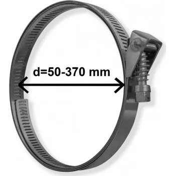 hadicová spona Hadicová spona W1 d=50-370 mm*12 mm, Maxi-open