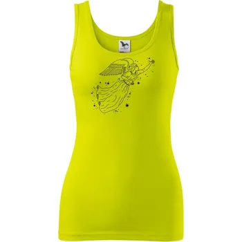Dámské tričko Anděl letící - Dámské tílko - XL ( Limetková )