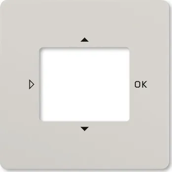 Kryt termostatu Swing ABB 3299G-A40100 S1 se spínacími hodinami světle šedý (ABB 3299G-A40100 S1)