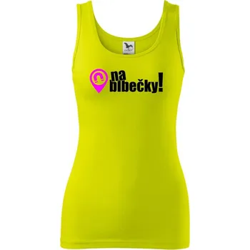 Jsem magnet na blbečky - Dámské tílko - L ( Limetková )