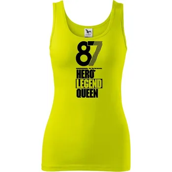 Hero, Legend, King x Queen 1987 - Dámské tílko - XS ( Limetková )