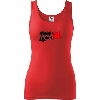 Dámské tričko Malej dábel - Dámské tílko - L ( Červená )