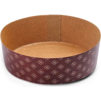 Forma na pečení Forma Panettone nízký, pevná 500 g 1 papírová forma