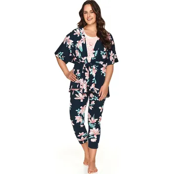 Dámský župan Dámský župan 2715 MARIJA 2XL-3XL tmavě modrá 3xl