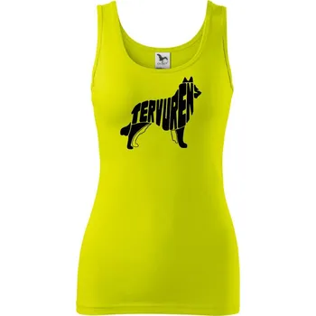 Belgický ovčák - Dámské tílko - S ( Limetková )