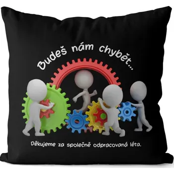 Dekorativní polštářek Polštář - Odpracovaná léta