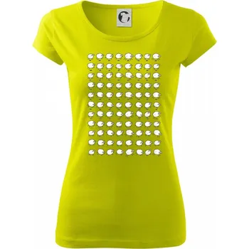 Počítání oveček - Dámské triko Pure - L ( Limetková )
