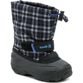 Chlapecká zimní obuv Kamik FINLEY T black blue dětské zimní sněhule EU 27 + DÁREK