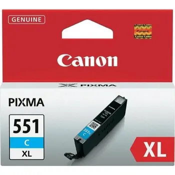 Počítač Canon CLI-551 XL C originální cartridge cyan pro Pixma iP7250, MG5450, MG6350 velká