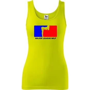 Dámské tričko Major League Milf - Dámské tílko - M ( Limetková )