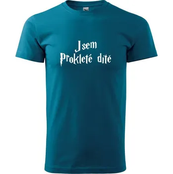 Pánské tričko Prokleté dítě - Klasické pánské triko vyšší gramáže - L ( Petrolejová )