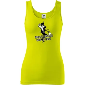 Dámské tričko Nedalo se odolat, mám to v sobě golf - Dámské tílko - 2XL ( Limetková )