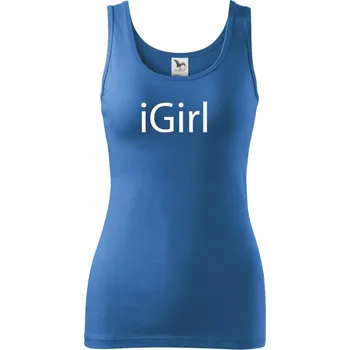 Dámské tričko iGirl - Dámské tílko - XL ( Azurově modrá )