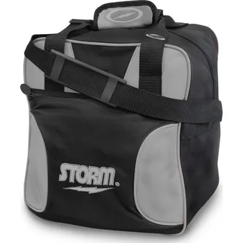 Taška na bowlingovou kouli TAŠKA NA 1 KOULI SOLO ČERNÁ/STŘÍBRNÁ