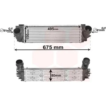 Motor automobilu Chladič turba VAN WEZEL 06004463