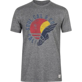 Pánské tričko SoulCal tričko pánské Charcoal Velikost: XL