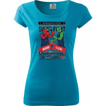 Dámské tričko Brother Against Brother - Dámské triko Pure - XS ( Světlý tyrkys )