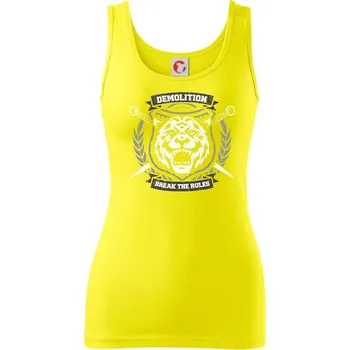 Dámské tričko Tiger demo - Dámské tílko - 2XL ( Citrónová )