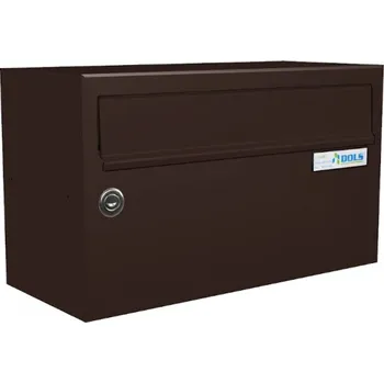 Železářství Poštovní schránka B-217 - RAL 8017 MAT. - HNĚDÁ ČOKOLÁDOVÁ