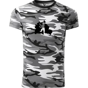 Pánská móda Berlín Erb - Army CAMOUFLAGE - XS ( Šedý maskáč )