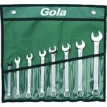 Sada očkoplochých maticových klíčů GOLA 8-17 8 dílná vynil 600008