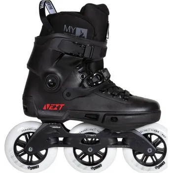 Kolečkové brusle Powerslide Kolečkové brusle Next Core Black 110 Trinity (Velikost eur: 46-47, Řada: Next, Počet koleček: 3x, Velikost koleček: 110mm)