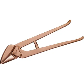 Nůžky na plech Nejiskřivé nůžky na plech, zesílené provedení, 275 mm, CuBe, do Ex prostředí