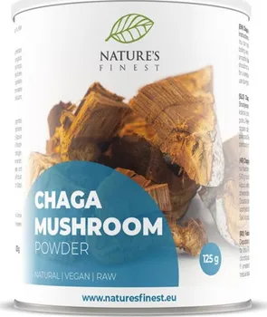 Přírodní produkt Nutrisslim Nature's Finest Chaga Mushroom powder BIO 125 g